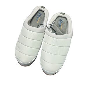 DLUXE by dearfoams Women's Jess Slide Slippers Cream